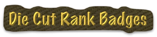 Die Cut Rank Badges