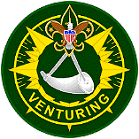 Venturing Powder Horn Patch