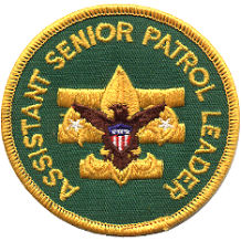 Assistant Senior Patrol leader - 1972-1989