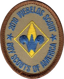 Webelos Oval Badge