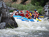 Paddling through the rapids