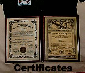 Certificates for Recognition
