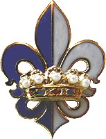 Fleur-de-lis with crown